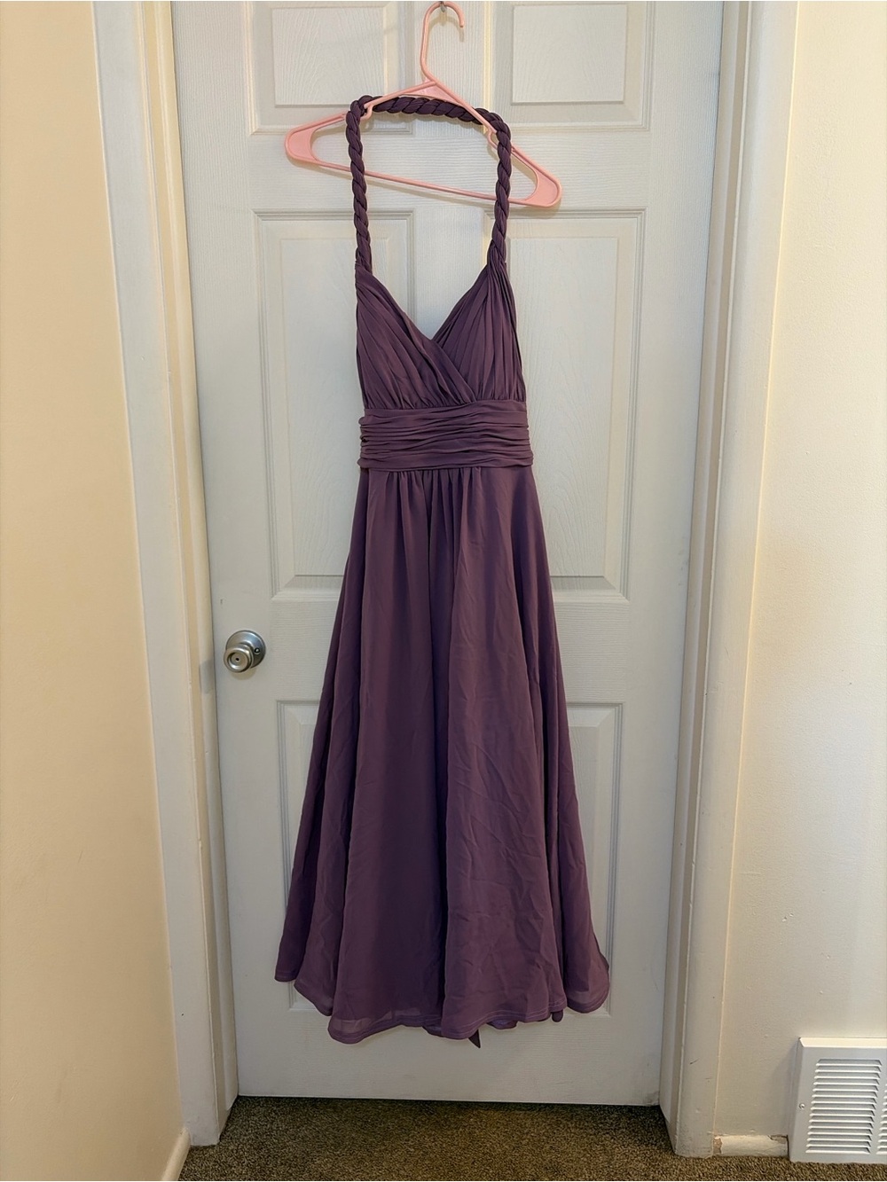 Christina Wu Style No. 22703 Maxi Dress in Purple Size 8